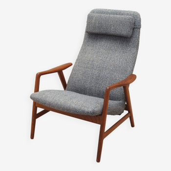 Fauteuil en teck, design scandinave, années 1960, designer : Alf Svensson, fabrication : Fritz Hansen