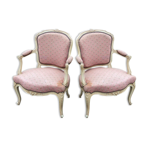 paire de fauteuils louis