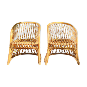 Paire de fauteuils en