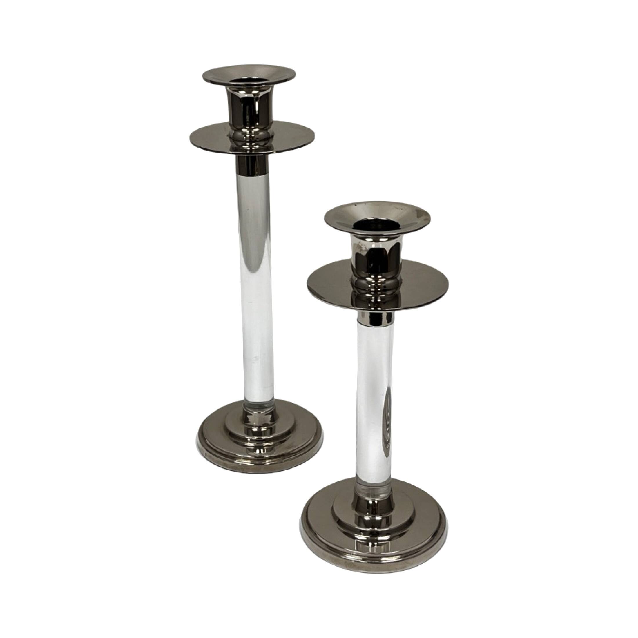 Pair of Svenskt Tenn candlesticks (designed by Estrid Ericson), Sweden 1960