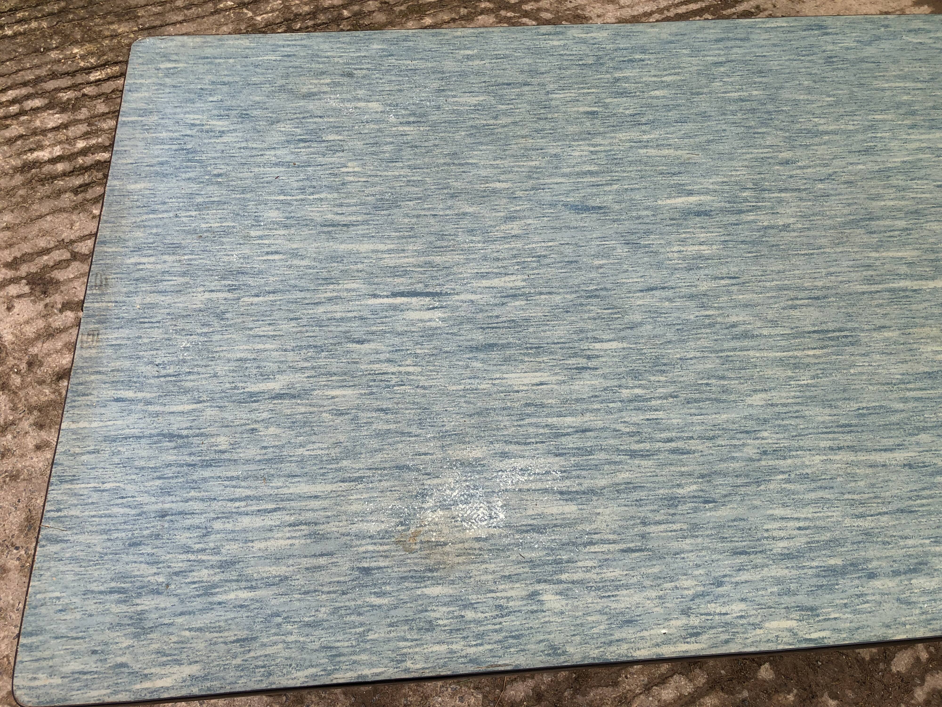 Vintage farm table from the reconstruction period in fir.