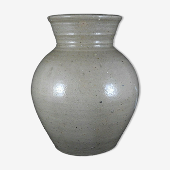 Vase en grés de la borne par Foucher