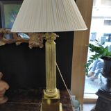 Carcel type brass lamp