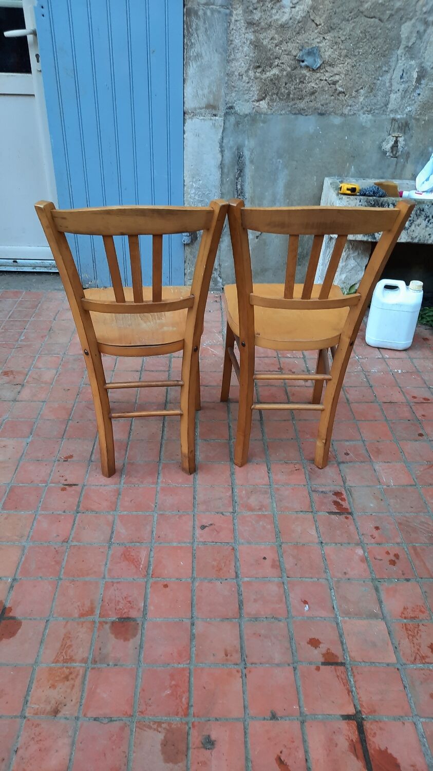 Lot de 8 chaises bistrot