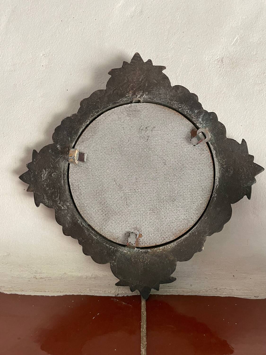 Old metal mirror