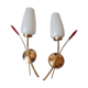 Pair of 50s wall light
