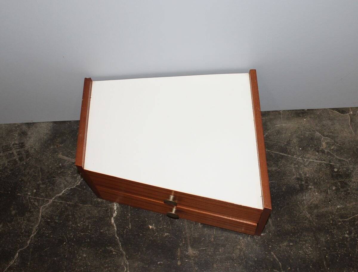 Table de Chevet Murale Mid-Century en Palissandre