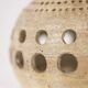 Georges Pelletier. Openwork and glazed terracotta lamp. Circa 1960-70.