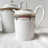 UML France Vintage Porcelain Tea Coffee Set for 2 People