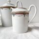 Service à thé café 2 personnes en porcelaine vintage UML France