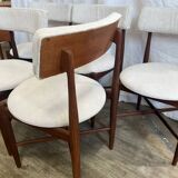 Scandinavian teak chairs by Gplan from the 1960s.