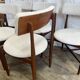 Scandinavian teak chairs by Gplan from the 1960s.