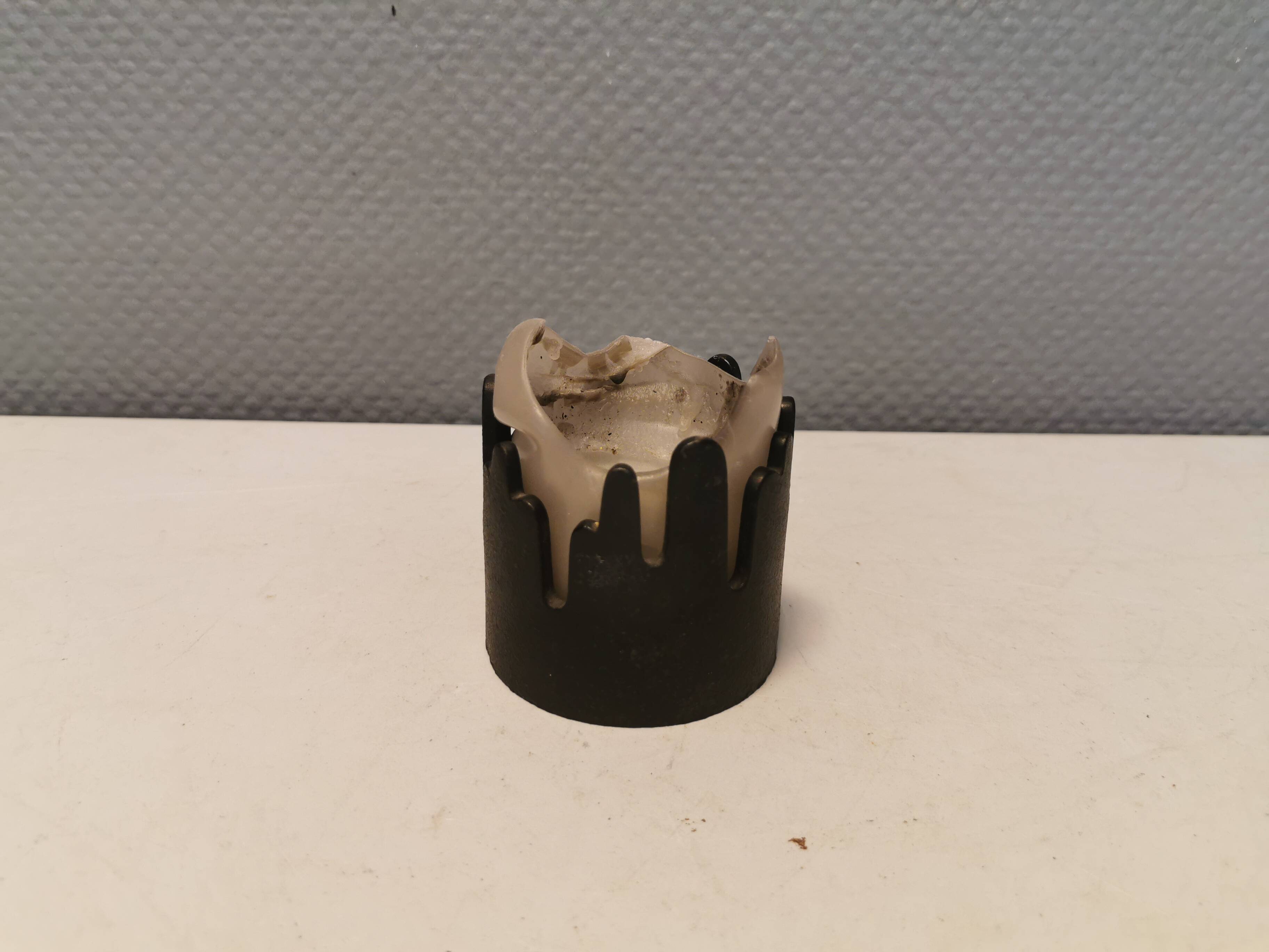 Candleholder made of cast iron, called Summit, Denmark 1970s