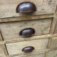Oak craft cabinet with drawers