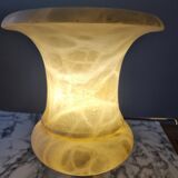 Lampe a poser en albâtre vintage