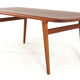 Table basse en teck danois 'Fugslev' - restaurée - bois de teck