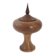 Vintage Scandinavian candy box from the 1960s in walnut and rosewood