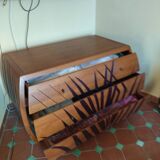 1920 type teak chest of drawers