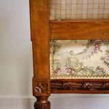 Fauteuil sculpté style Louis XVI