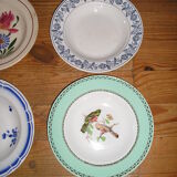 Set of 12 different hollow plates