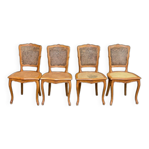 4 chaises à manger Louis - clair