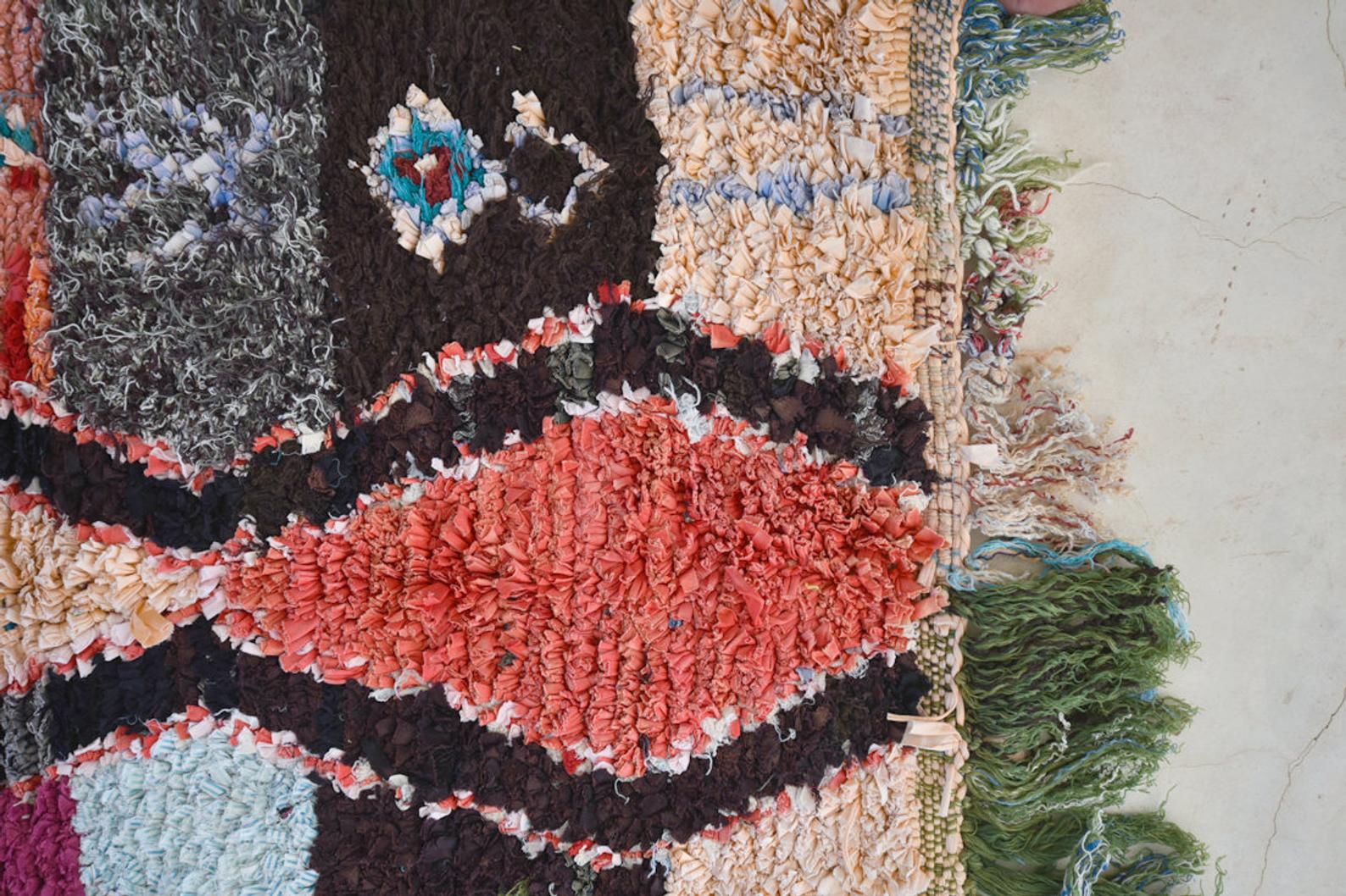 Tapis boucherouite 85x252cm