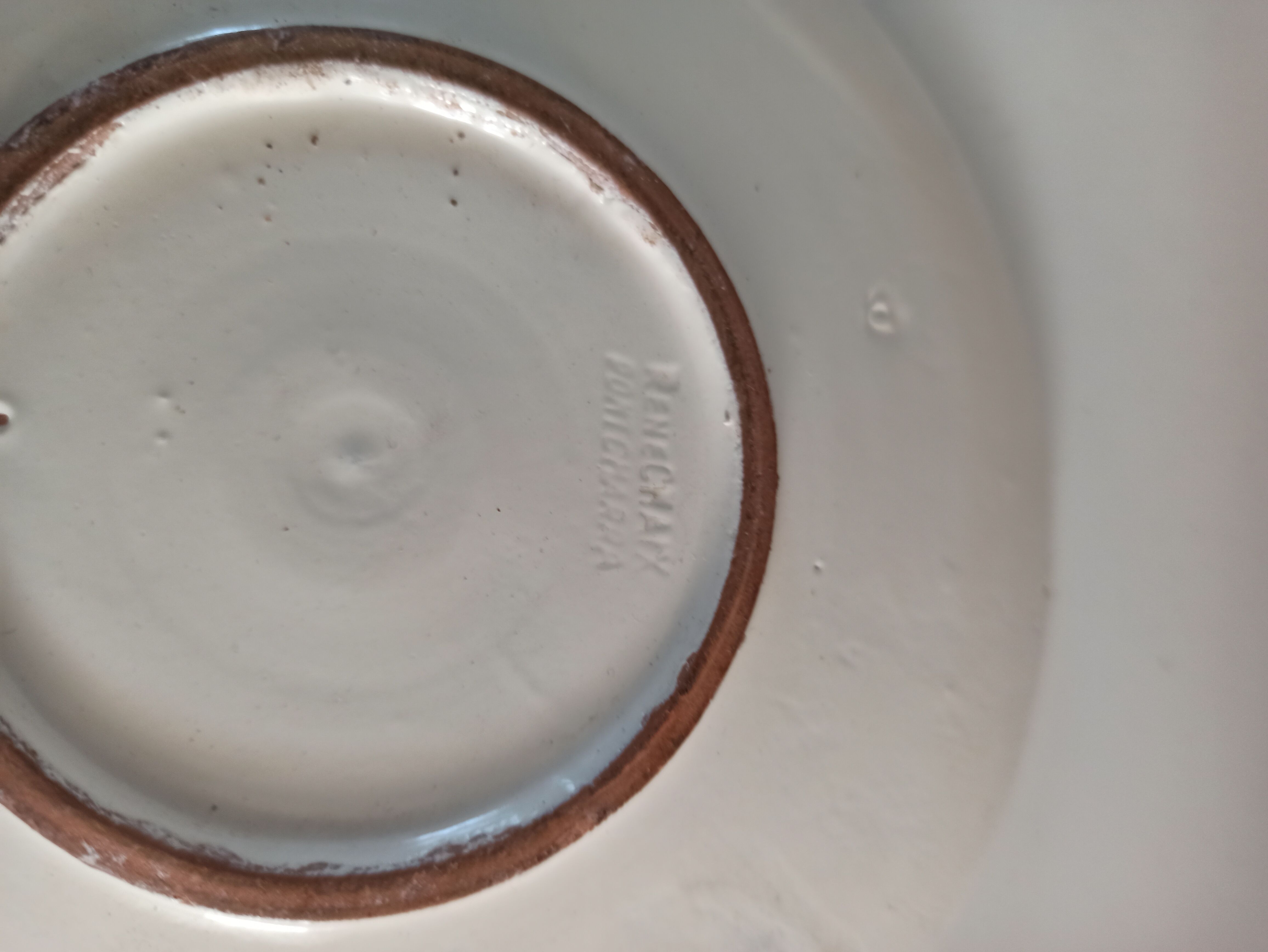 Hand-painted plates by René Chaix