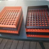 Set of 8 vintage mail banners by Roger Tallon for Art and Office 70s