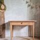 Old and small farm table