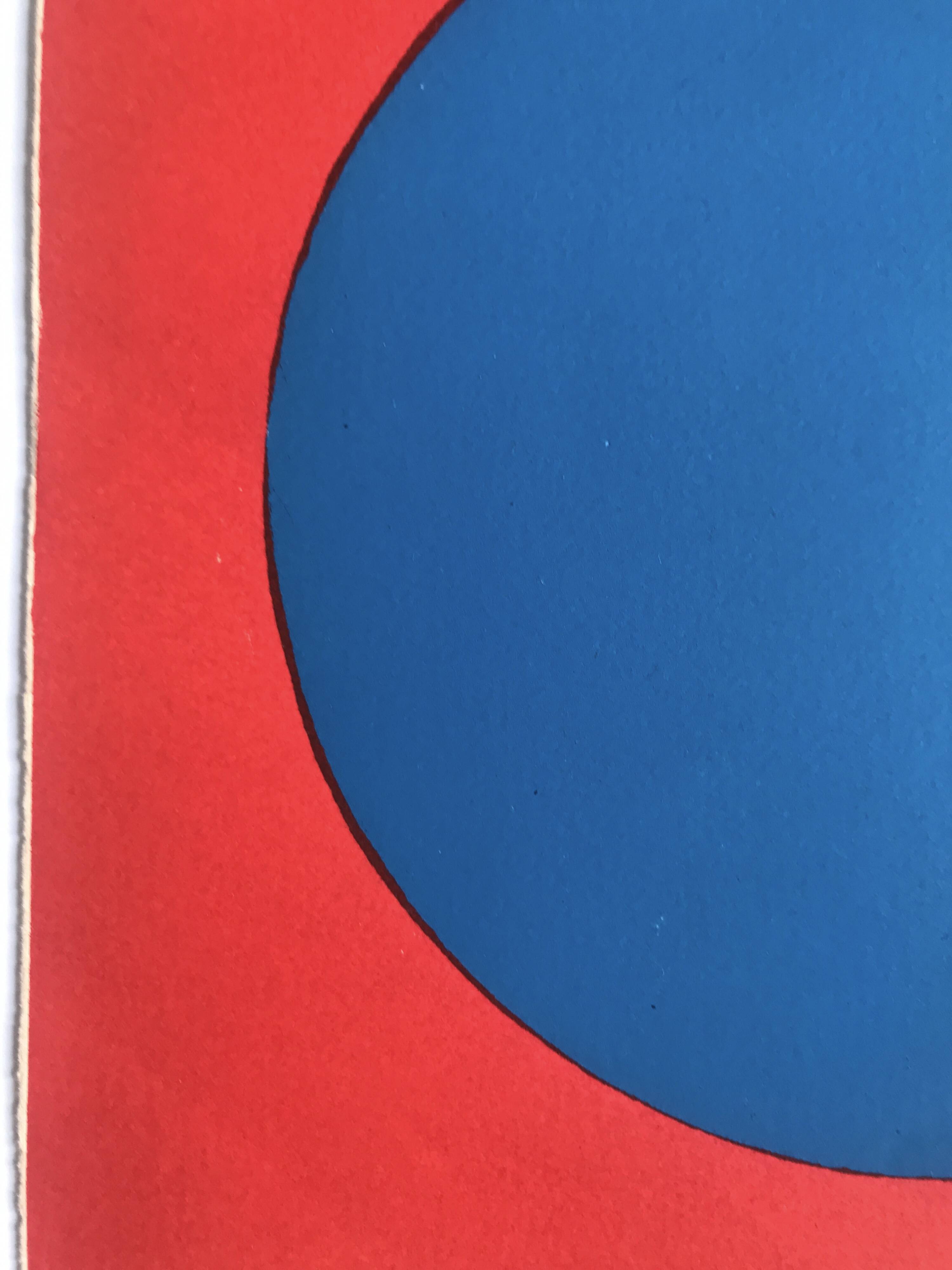 Émile GILIOLI, Untitled, c. 1970. Original lithograph signed in pencil