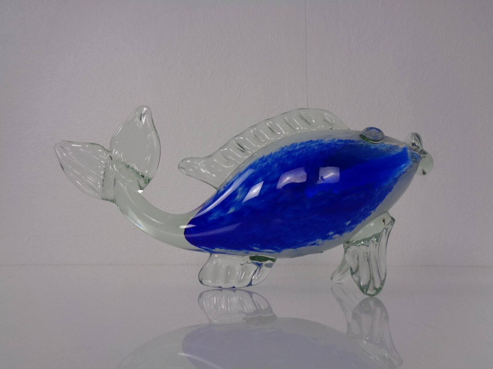 Italian Murano Glass Fish by Fratelli Toso, Italy, 1960s