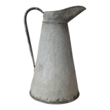 Antique zinc water pitcher