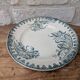 Old ceramic plate Terre de Fer Ste Amandinoise model Iris