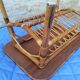 Table basse en rotin et bambou