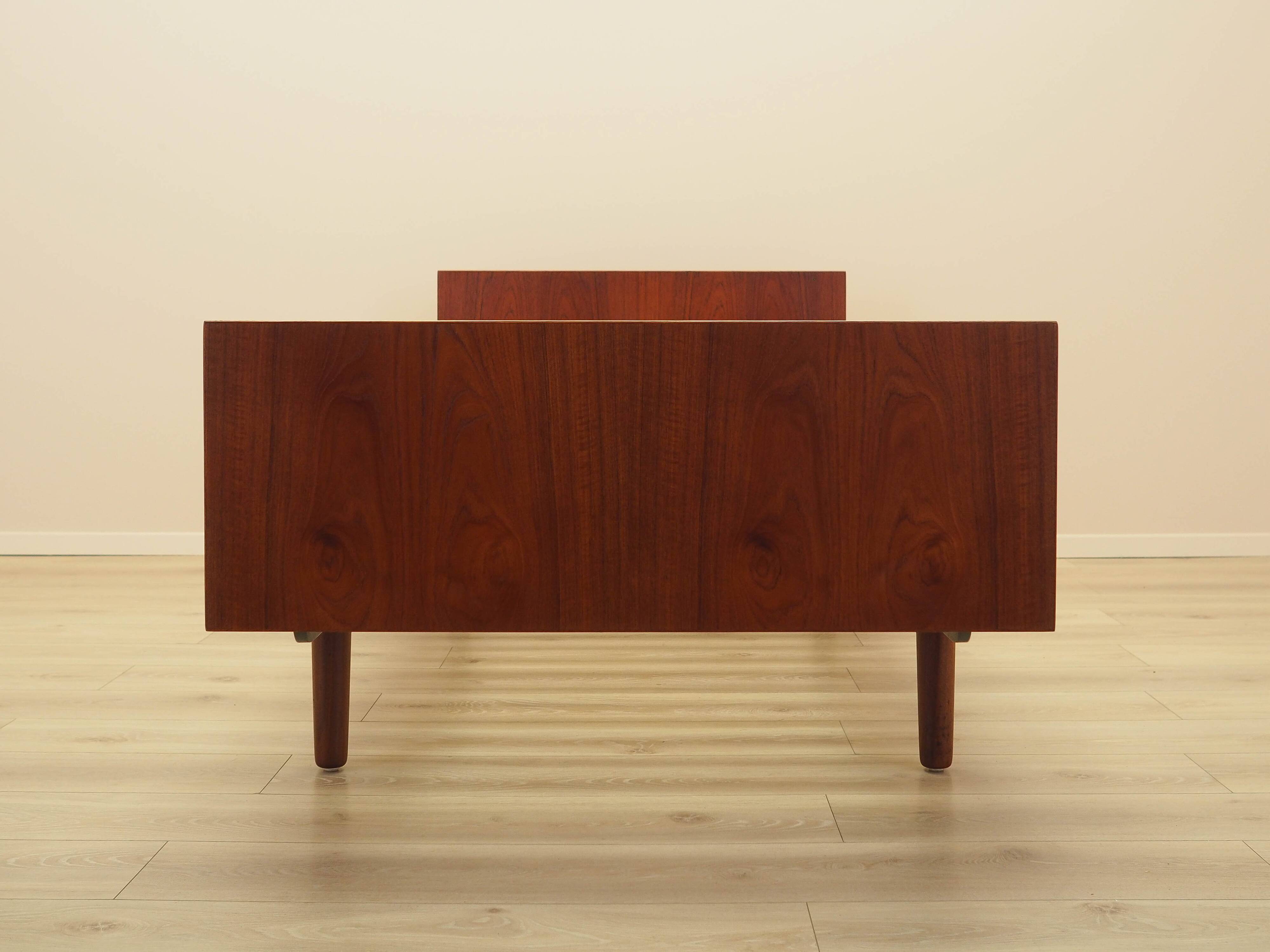 Teak bed, Danish design, 1960s, designer: Hans J. Wegner, manufacturer: Get