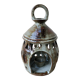 Signed sandstone lantern candle holder