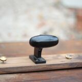 Wooden wall coat rack, vintage wall coat rack, bakelite hooks, ha