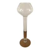 Soliflore vase in moose and vintage glass
