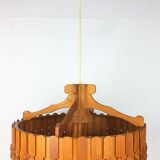 Scandinavian vintage pine suspension 1960
