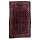 Handmade vintage Persian Malayer rug 129cm x 219cm 1960s