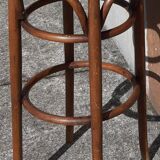 Tabouret de bar en bois courbé (style Thonet)