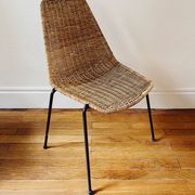 Ensemble de 5 chaises "Basket" par Gianfranco Legler, années 1950