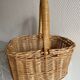 Panier beige osier