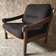 Vintage brutalist armchair circa 1980