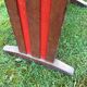 Burgundy red bistro table