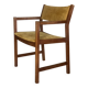 Vintage Danish armchair by Borge Mogensen in yellow velvet