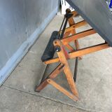 Antique wooden drawing table 1940 from Unic Paris