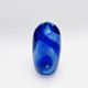 Large Vase R Pierini 1998 Blue White Glass Bubble 31cm 5kg Signed