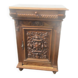 carved walnut jam cabinet