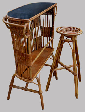 Rattan bar and this chair